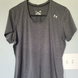 Under Armour Gray Heat Gear Tee